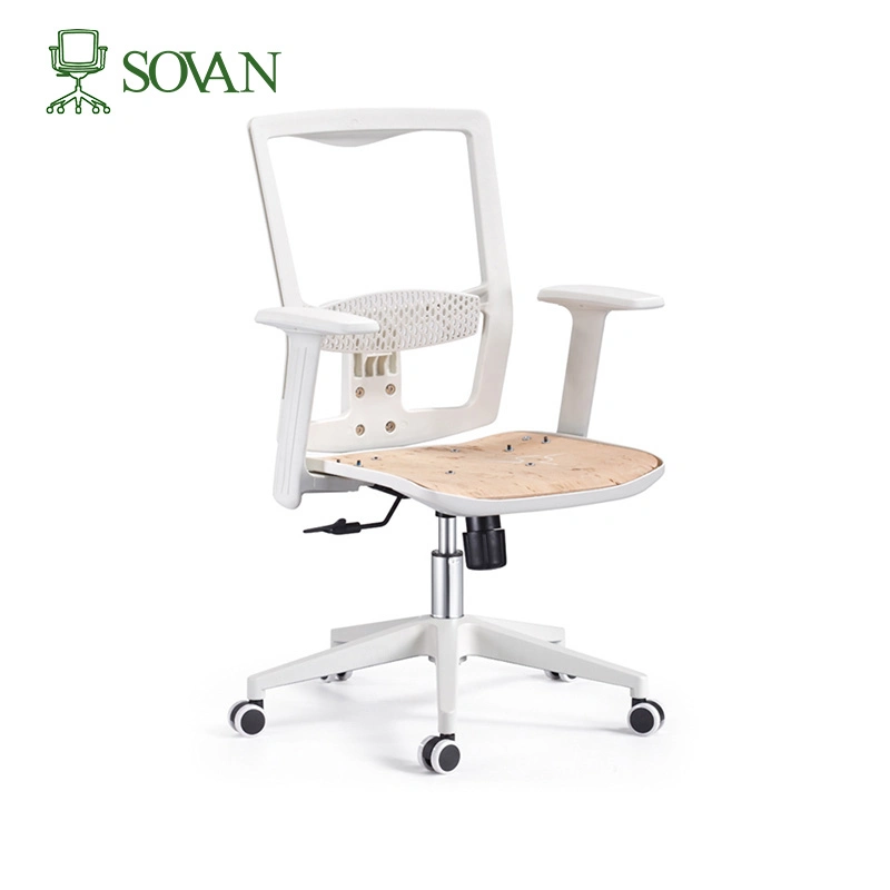 Black Frame Office Chair Semi-Products Wholesale China High Quality Component Lumbar Support Adjustable Functional Elegant Modern Simple Customize Staff Manager