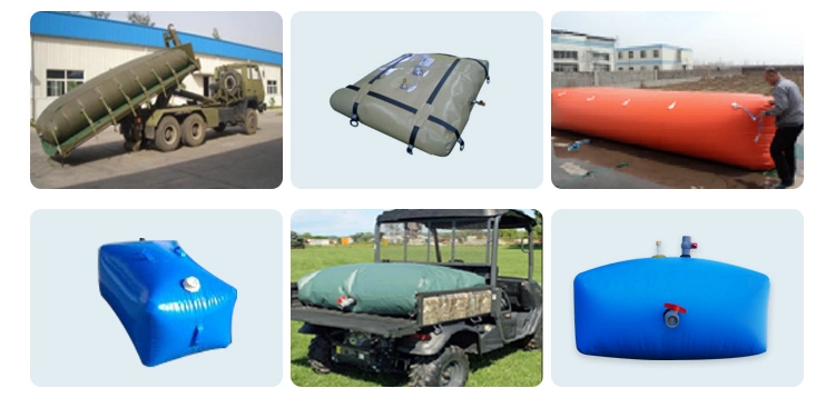 5000L Liter Collapsible Inflatable Potable PVC Foldable Storage Water Bladder Flexible Tank