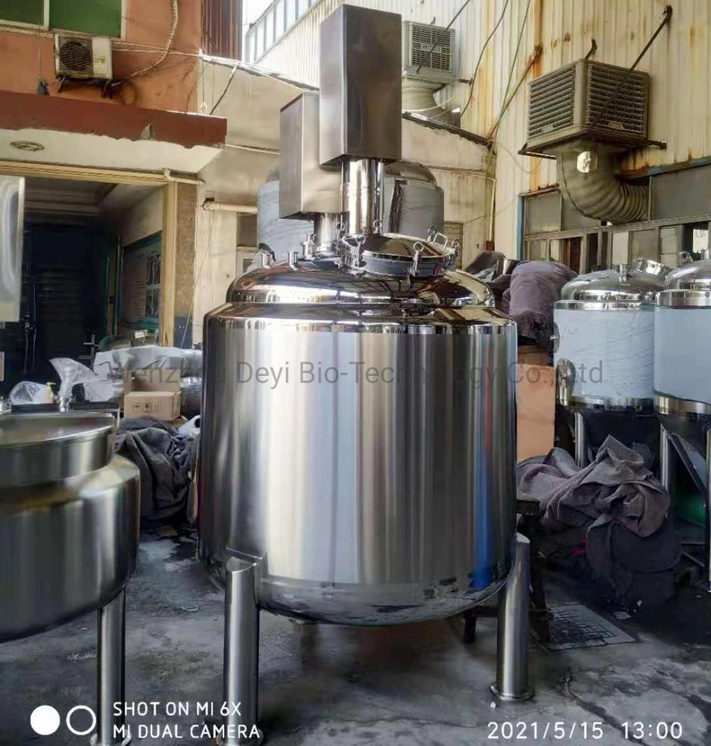 1000L Shampoo Electric Heating Stainless Steel Chemical Price Mixing Tank