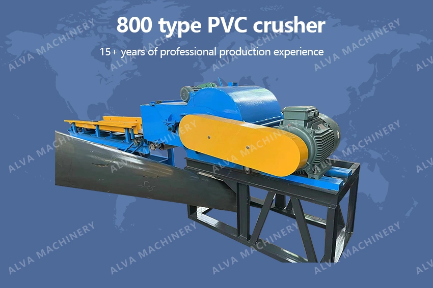 China Alva Machine Plastic Crusher/Plastic Crusher Waste Recycle Machine Prices Double Shaft Shredder Plastic
