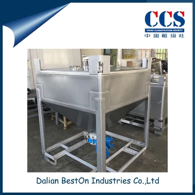 Dalian Beston Csc Certification Ss Steel Powder Storage Tank China Large Capacity Stainless Steel Powder Storage Tank Manufacturers Sample Available IBC Tank