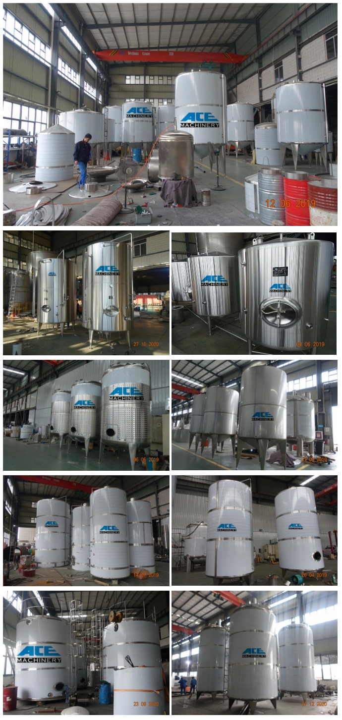 Customized 50L to 100, 000L Vertical /Horizontal Stainless Steel 304 Tank for Food/Dairy Products/Fruit Juice Beverages/Chemical/Biological Liquid Storage Tank