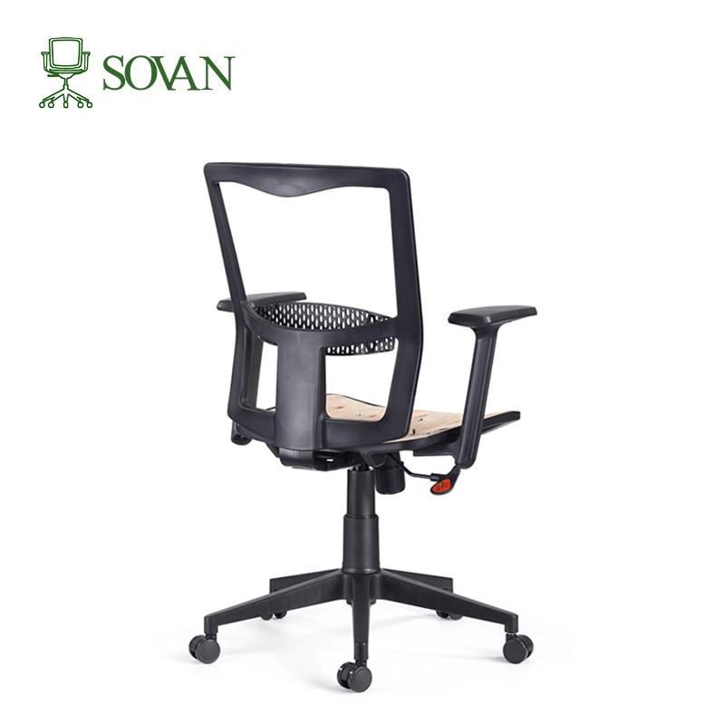 Black Frame Office Chair Semi-Products Wholesale China High Quality Component Lumbar Support Adjustable Functional Elegant Modern Simple Customize Staff Manager