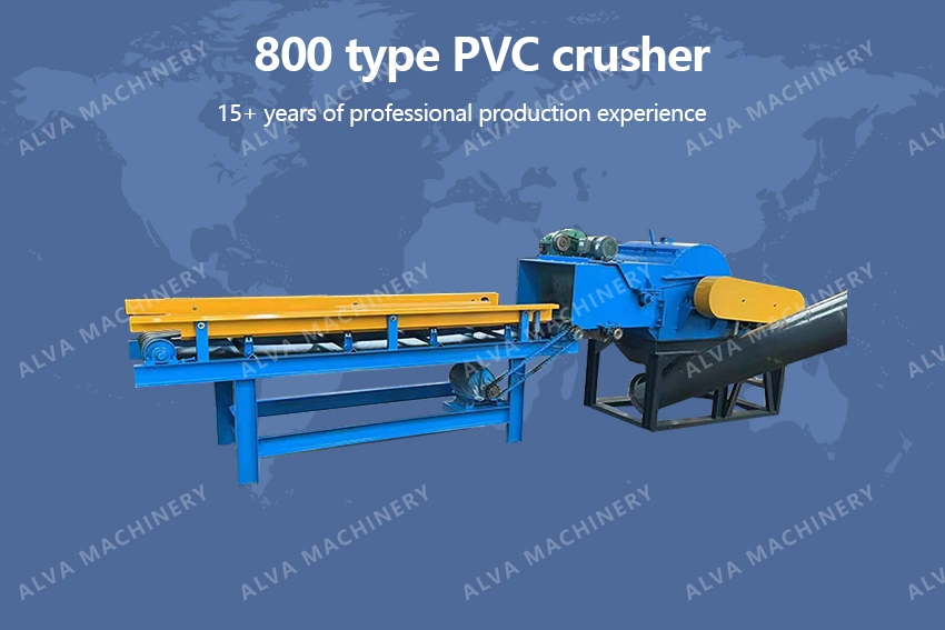 China Alva Machine Plastic Crusher/Plastic Crusher Waste Recycle Machine Prices Double Shaft Shredder Plastic