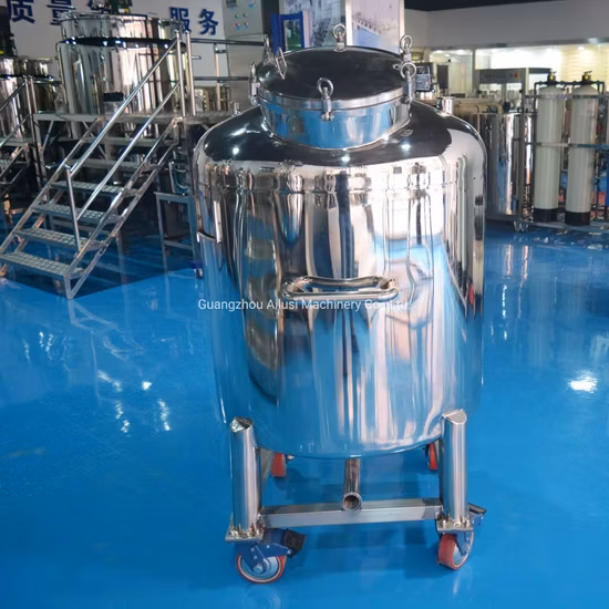 Heat Preservation Liquid Chemical Storage Tank Water Storage Tanks 316L Stainless Steel Tank for Cosmetic