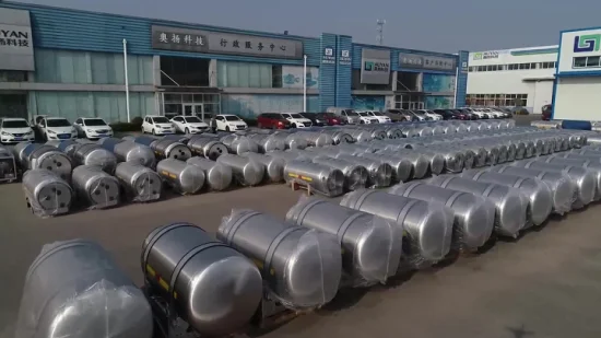 Cryogenic Liquid Nitrogen Storage Container Vehicle LNG Fuel Pressure Vessel Gas Cylinder Tanks for Trucks
